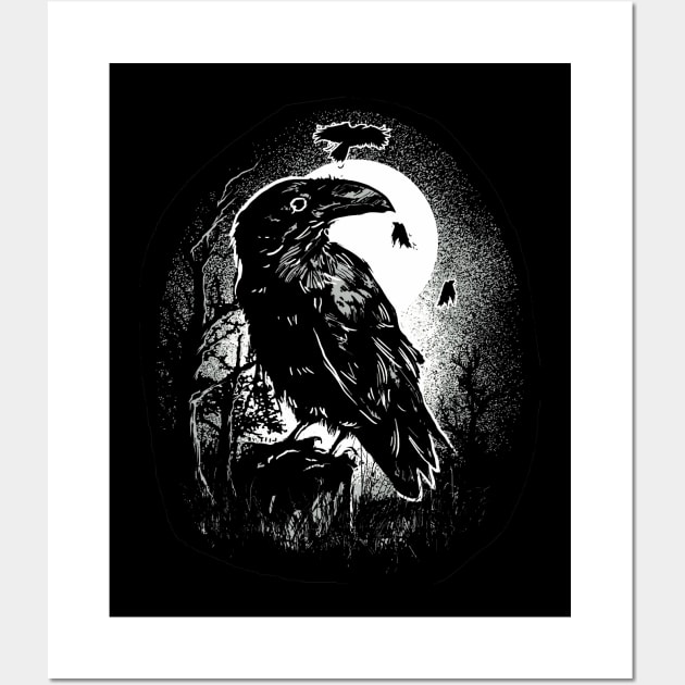 The Raven Wall Art by Naves